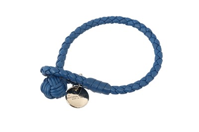 Lot 109 - Bottega Veneta Blue Intrecciato Bracelet