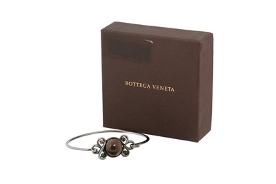 Lot 83 - Bottega Veneta Brown Cabochon Bracelet - Size S