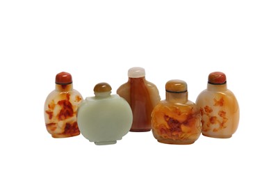 Lot 645 - A COLLECTION OF CHINESE SNUFF BOTTLES.