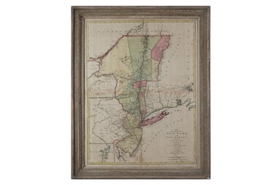 Lot 1699 - Lotter (Matthew) A Map of The Provinces of New-York and New-Jersey, 1777.