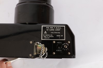 Lot 15 - A Rare Taylor Hobson 12" f/4  Lens Assembly for Vinten F95 Aerial Camera