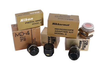 Lot 79 - A Selection of Nikon Accessories and Lens