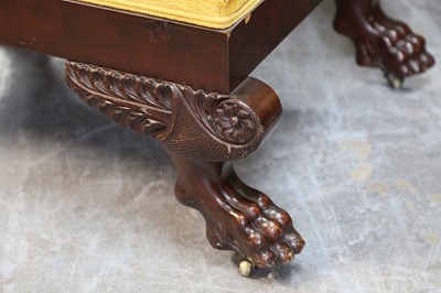 Lot 105 - AN AMERICAN EMPIRE CARVED CHAIR