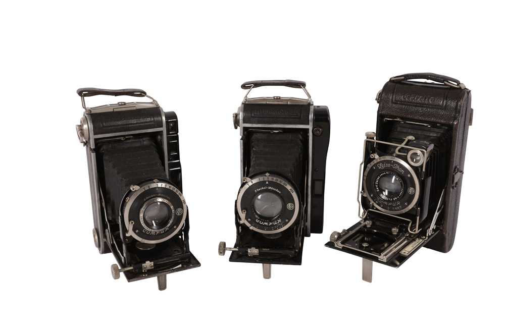 Lot 140 - A Pair of Rodenstock Clarovid Folding Rangefinder Cameras