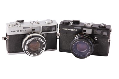 Lot 80 - A Pair of Olympus-35SP Rangefinder Cameras