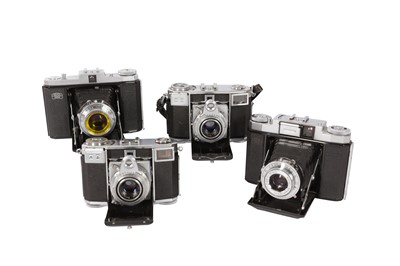 Lot 258 - A Selection of Folding Zeiss Ikon Cameras