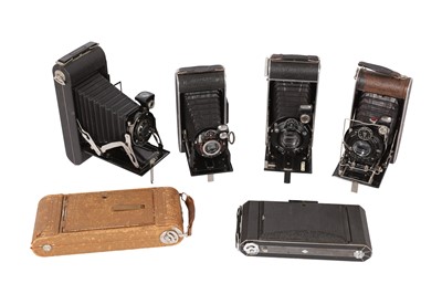 Lot 306 - A Selection of Unusual Folding Cameras