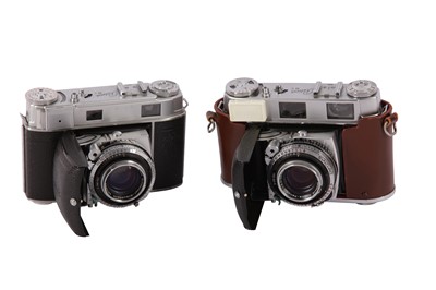 Lot 247 - A Pair of Kodak Retinette IIIc Folding Rangefinder Cameras