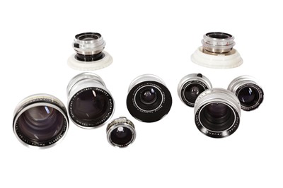 Lot 263 - A Selection of Lenses for Kodak Retina Cameras