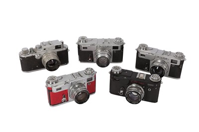 Lot 267 - A Selection of Russian Rangefinder Cameras
