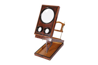 Lot 235 - Victorian table top Stereo viewer, c.1890