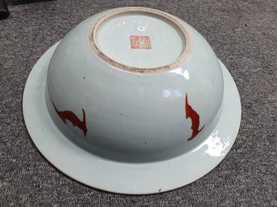 Lot 282 - A CHINESE FAMILLE ROSE 'BOYS' BASIN.
