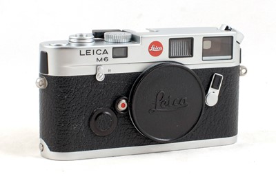 Lot 130 - Chrome Leica M6 TTL Rangefinder Body in Maker's Box