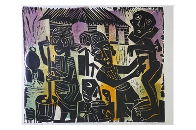 Lot 1661 - Adeyemi (Yinka) A collection of twelve screen prints, c.1970s
