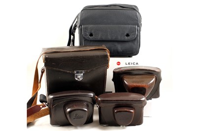 Lot 34 - Leica Small Combination Bag M & Other Leitz Cases.