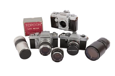 Lot 96 - A Selection of Topcon SLR Cameras