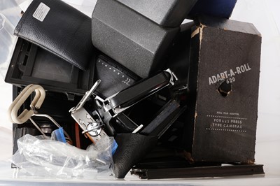 Lot 167 - A Selection of Press Camera Accessories & DDS