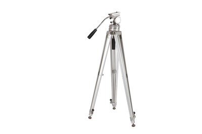 Lot 43 - A Linhof DeLuxe Geared Dolly Studio Tripod Stand