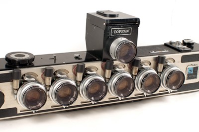 Lot 82 - Rare Toppan Medium Format Lenticular Camera.