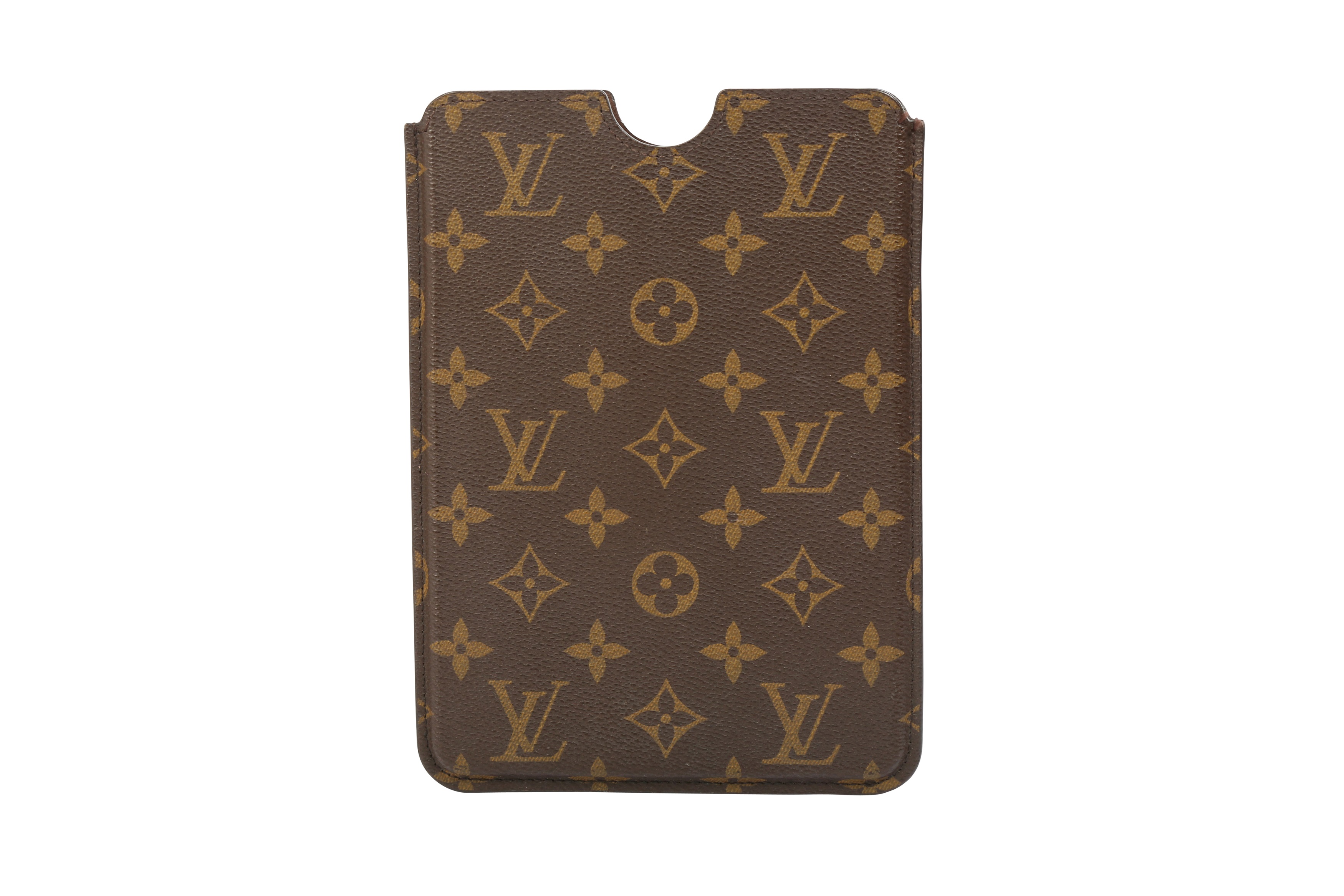 Sold at Auction: A Louis Vuitton iPad case, in monogram coated