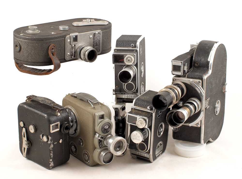 Lot 74 - Bolex 16mm with a Cooke Kinic Lens, & Other Cine Cameras.