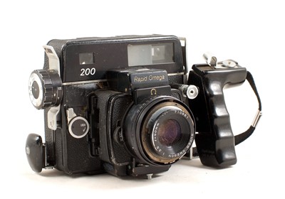 Lot 297 - Two Koni-Omega 120 Rangefinder Cameras for SPARES or REPAIR.