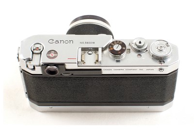 Lot 136 - Canon Model VT De Luxe Rangefinder Camera. Plus a 50mm Lens SPARES or REPAIRS.