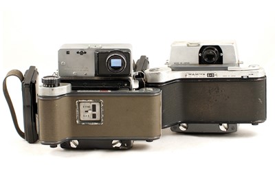 Lot 166 - Two Mamiya 23 120 Rangefinder Cameras.