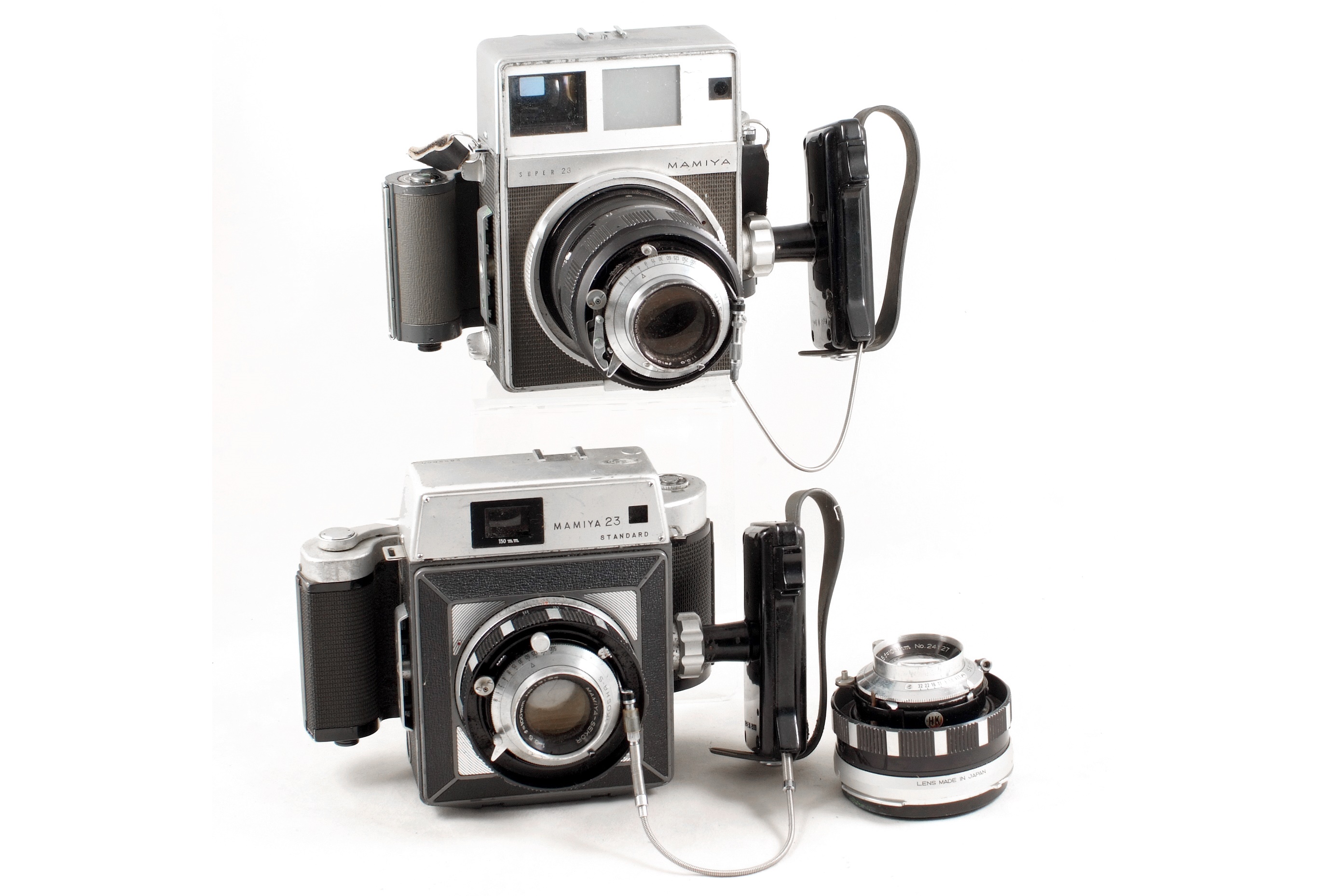 Lot 166 - Two Mamiya 23 120 Rangefinder Cameras.