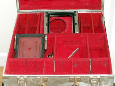 Lot 280 - Fitted Outfit case for Linhof 5 x 4 Camera.