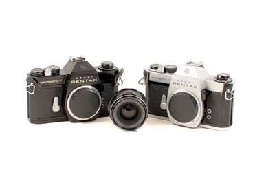 Lot 33 - Pentax Spotmatic SP F Collection.
