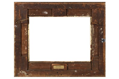 Lot 193 - AN ENGLISH 19TH CENTURY GILDED COMPOSITION FRAME