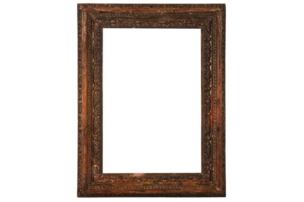 Lot 120 - AN ITALIAN 18TH CENTURY CARVED AND GILDED SALVATOR ROSA FRAME