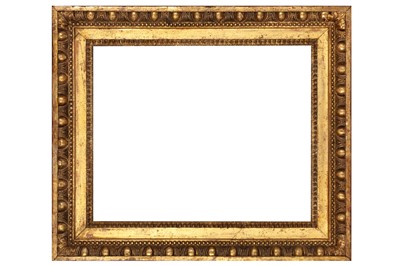Lot 174 - A LOUIS XVI CARVED AND GILDED COMPOSITION FRAME