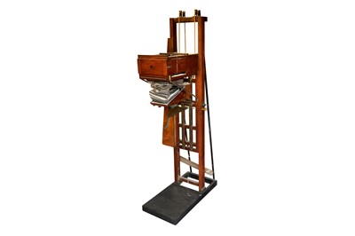 Lot 179 - A Extra Large Early 20th Century Free Standing  Enlarger & a  Lancaster Camera