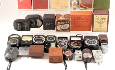Lot 71 - LARGE Collection of Exposure & Other Meters.