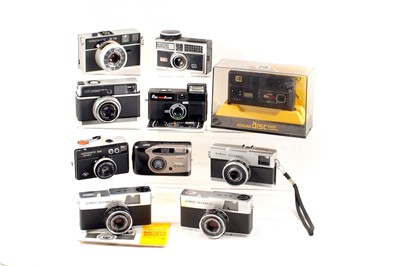 Lot 219 - Olympus Quick, Vivitar & Other Compact Cameras.