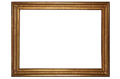 Lot 181 - A FRENCH 19TH CENTURY GILDED COMPOSITION EMPIRE FRAME