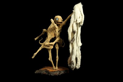 Lot 3 - THE EIGHT LEGGED STRIPPING LAMB, TAXIDERMY ART BY ANDRE ROBOLOBAVICH