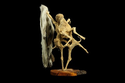 Lot 3 - THE EIGHT LEGGED STRIPPING LAMB, TAXIDERMY ART BY ANDRE ROBOLOBAVICH