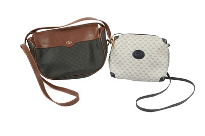 Lot 374 - TWO VINTAGE GUCCI CROSSBODY BAGS