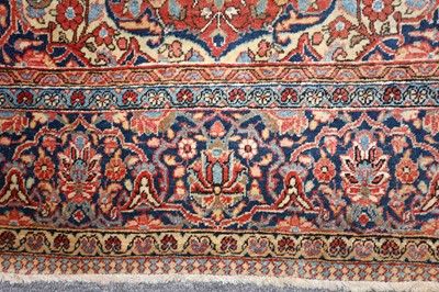 Lot 52 - A FINE KASHAN RUG, CENTRAL PERSIA