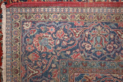Lot 52 - A FINE KASHAN RUG, CENTRAL PERSIA