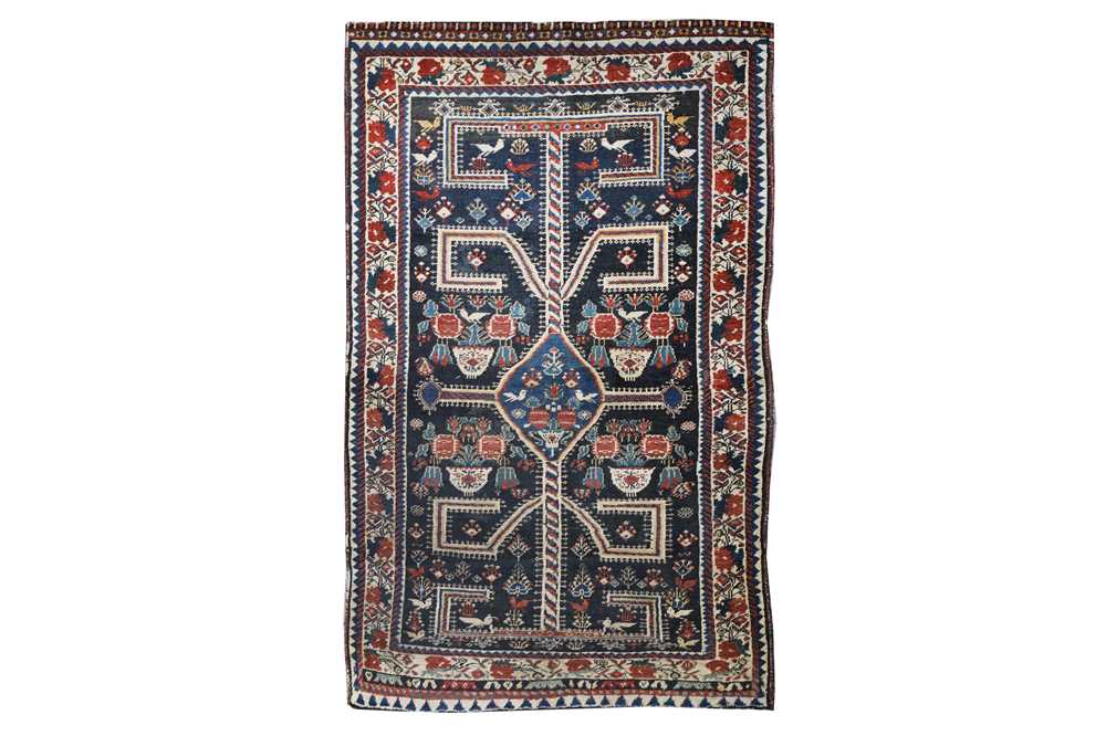 Lot 102 - AN UNUSUAL GABBEH RUG, SOUTH-WEST PERSIA
