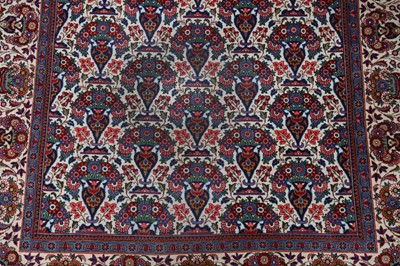 Lot 34 - A FINE KASHAN RUG, CENTRAL PERSIA