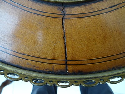 Lot 115 - A FRENCH BRASS MOUNTED AND INLAID MAHOGANY CIRCULAR TABLE, MID/LATE 19TH CENTURY