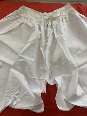 Lot 398 - EARLY PAIR OF QUEEN VICTORIA'S KNICKERS