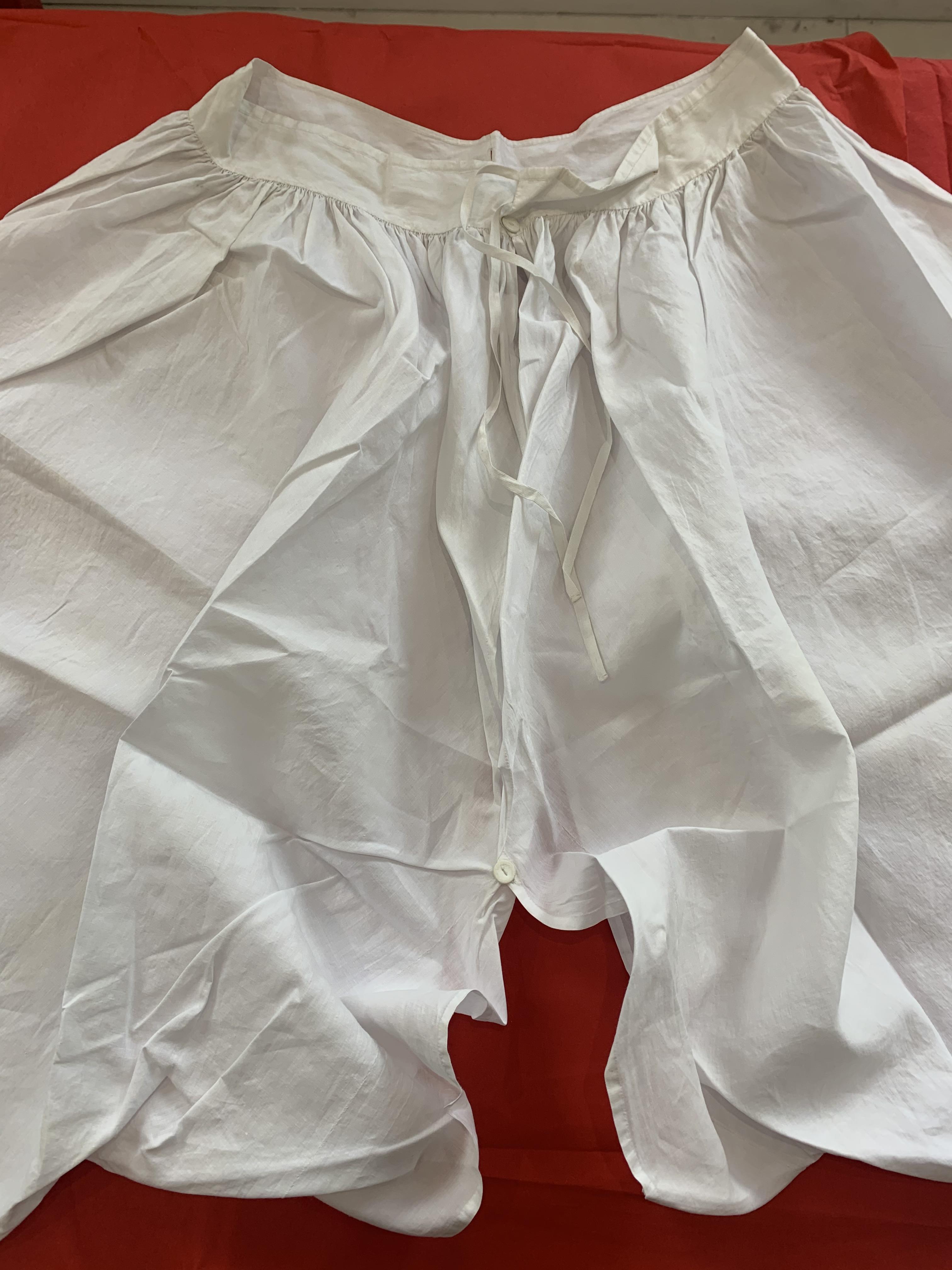 Lot 398 EARLY PAIR OF QUEEN VICTORIA'S KNICKERS