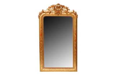 Lot 91 - A LOUIS PHILIPPE STYLE MIRROR