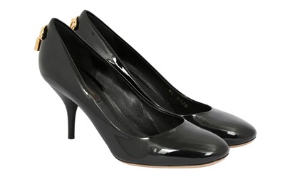 Lot 362 - Louis Vuitton Black Oh Really Heeled Pump - Size 37